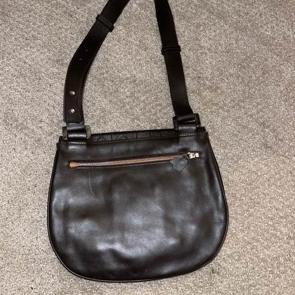 Tour leather brown bag - Picture 2 of 4